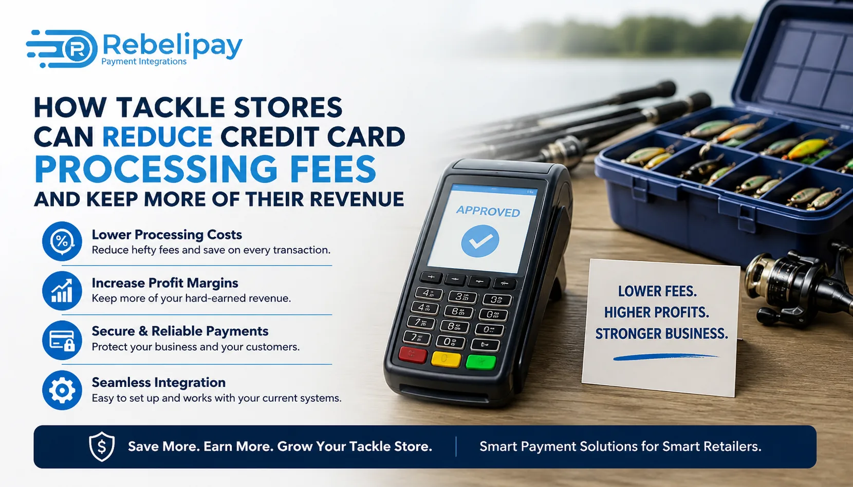 RebeliPay payment integration platform helping tackle stores reduce credit card processing fees
